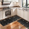 thumbnail image 3 of Kitchen Rugs Sets Of 2,Black Gothic Sun Planet Moon Pattern Anti Fatigue Kitchen Mat Rugs Non Slip Washable,Decorative Kitchen Floor Mats for Kitchen,Sink,Laundry,17"X47", 3 of 5