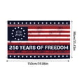 thumbnail image 3 of Us 250 Flag – 250th Anniversary USA Double Sided 3-Ply Outdoor Flag, We The People 1776-2026 Patriotic Yard & House Banner for 4th of July (3X5), 3 of 6