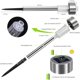 thumbnail image 5 of 12pcs Bawoo Solar Garden Lights - Waterproof LED Outdoor Lighting for Paths Lawns, Cold White, Automatic Rechargeable, Compatible with DEBUN, 5 of 5