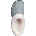 thumbnail image 2 of Roxoni Women's Slippers Cable Knit Super Cozy Comfort Clog, 2 of 4