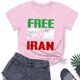 thumbnail image 5 of Tops de Cuello Alto para las Mujeres de la Carta de la Moda Impresa Blusas de Manga Corta, Camisas Casuales Suaves con Cuello Triple 弹性 Ajuste, Camiseta de Suéter de Uso Diario, 5 of 5