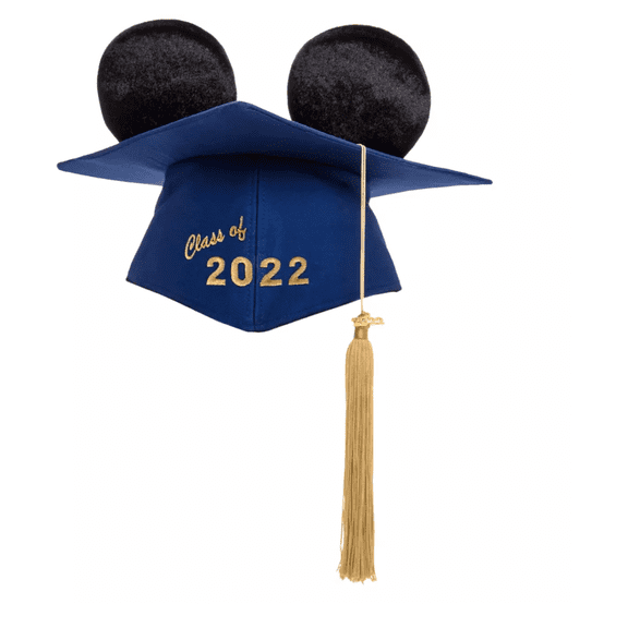 Disney Parks Graduation 2022 Mickey Icon Ear Hat Cap for Adults New with Tag