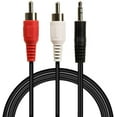 UPBRIGHT New 5FT AUX In Audio Line In Cable to L (Left) and R (Right