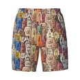 thumbnail image 4 of Lsque Mens Swim Trunks Funny Dogs Family Pattern - Bathing Suit Compression Liner - Beach Swim Shorts Swimwear - (S-3XL) - Stretch Quick Dry -Large, 4 of 9