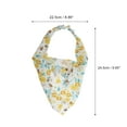 thumbnail image 4 of Unique Bargains 1pc Pastoral Style Floral Headwrap for Hair Accessories Yellow, 4 of 6