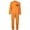 Orange, variant on HNMKIU Adult Prisoner Jumpsuit Halloween Orange Cosplay Outfit for Party Performance Stage Play Orange - L