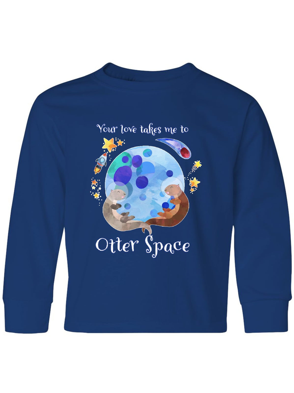 Childrens I Love Otter-1 ComfortSoft Long Sleeve T-Shirt 