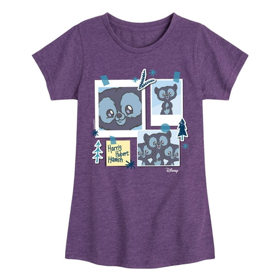 Disney Brave - Harris, Hubert, & Hamish - Toddler & Youth Girls Short Sleeve Graphic T-Shirt