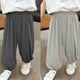 thumbnail image 3 of Odeerbi 2-12 Años Niños Niñas 2 Pcs Modal Sweatpants Entrenamiento de Verano Deportes Jogger Pantalones Respirables Joggers Casuales Sueltos, 3 of 4