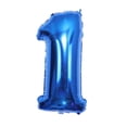 thumbnail image 4 of 1 globo de aluminio de 32 pulgadas con números 0, 1, 2, 3, 4, 5, 6, 7, 8 y 9 para fiesta de cumpleaños de niños y niñas, globos de color azul oscuro, suministros para fiestas, 4 of 4