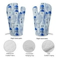 thumbnail image 5 of Santorini Island in The Greece Oven Gloves And Pots Stand Set Oven Gloves And Pot Racks Pot Racks And Oven Gloves Set, 5 of 9