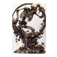 thumbnail image 2 of Disketp Skeleton Dance with Mushrooms Custom Puzzle Personalized Puzzles 1000 Pieces, Customized Picture Puzzle for Adult and Teens((29.5×19.7in, Vertical), 2 of 9