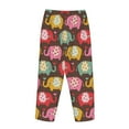thumbnail image 3 of Lsque Cute Elephants Print Women's Pajama Pants, Lounge Pant - Comfortable Home Wear,Elastic Waistband, Stylish Design-Medium, 3 of 9