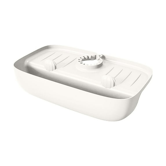 SAYOO Kitchen Sink Hanging Storage Rack, Anti-splash Quick Drain Sponge Soap Holder Organizer
