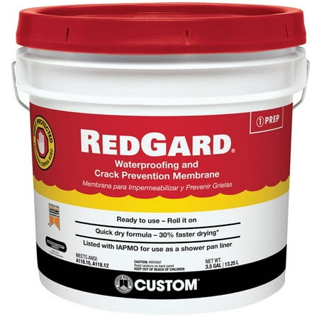 Custom Building Products LQWAF3 RedGard Waterproofing & Crack Prevention, 3.5
