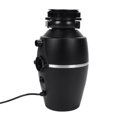 thumbnail image 2 of Continuous Feed Garbage Disposal Black 3800RPM Quiet Running Downspout Waste Disposal for Kitchen 1HP EU Plug 110-240V, 2 of 5