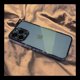 thumbnail image 3 of Funda de teléfono transparente con marco cuadrado chapado de lujo, cubierta de silicona transparente para iPhone 14, 13, 12, 11 Pro Max, Mini, X, XS, XR, 7, 8 Plus, SE, 3 of 4