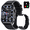 Black leather and black silicone, variant on VOPOCO Smart Watches for Men Women (Make/Answer Calls) 1.96'' HD Big Screen Outdoor Sports Watch IP67 Waterproof Activity Tracker Compatible for Android iPhone