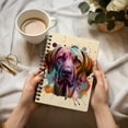 thumbnail image 3 of Rhodesian Ridgeback Portrait Watercolor Vintage Retro Styles Spiral Bound Journal Ridgebacks Dog Lover Gifts 5x7in Spiral Notebook - 00001, 3 of 5