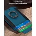 thumbnail image 3 of ExtreLife Magnetic Wallet with Grip Phone Stand, Magnetic Leather Card Holder Compatible for iPhone 17/16/15/14/13/12 Series, Fit 6 Cards, RFID Blocking, 3 of 10