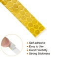 thumbnail image 4 of Uxcell Reflective Tape 2 Roll 26 ft x 0.4 inch Adhesive High Visibility Safety Tape Reflector Yellow, 4 of 6