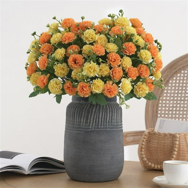 Flores artificiales, flores falsas, flores de imitación, juego de regalo para mujer, hermosas flores artificiales de seda falsas, ramo de boda de San Valentín, decoración nupcial, el soporte