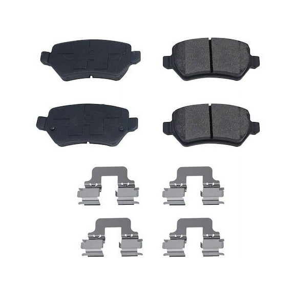 Rear Brake Pad Set - Compatible with 2008 Saturn Astra