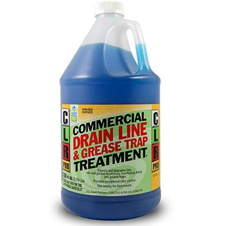 CLR Pro Commercial Drain Line and Grease Trap Treatment 1 Gallon Bottle