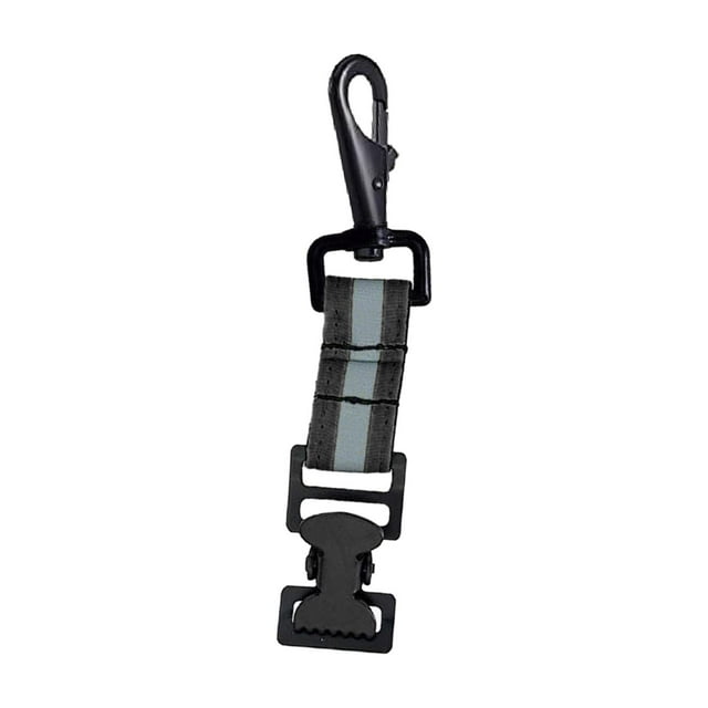 Correa para guantes de Soporte para guantes Equipo de asistencia para guantes para clima frío, liberación rápida, guantes Correa de seguridad B negro