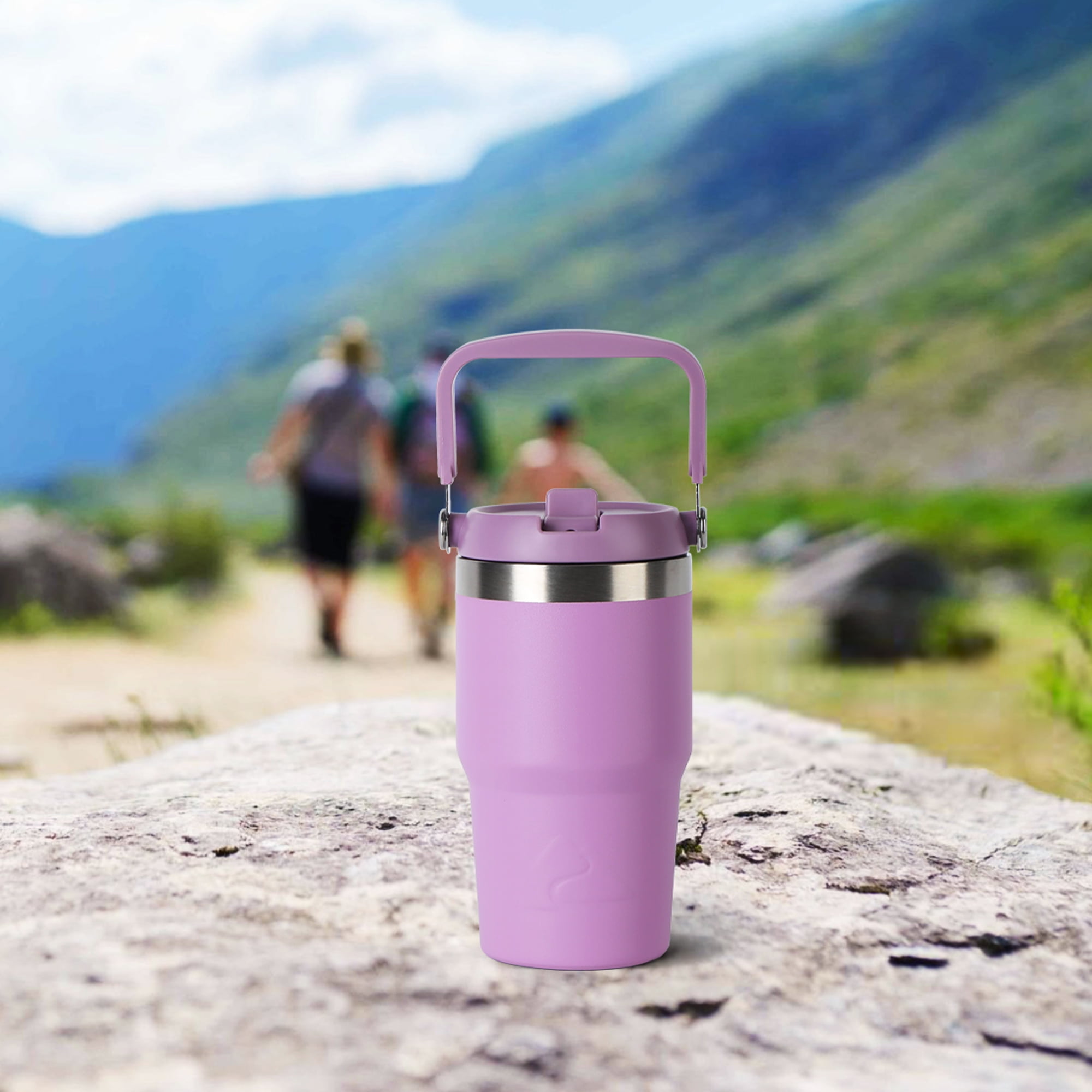 Ozark Trail 18 oz Stainless Steel Insulated Swivel Tumbler, New Lilac