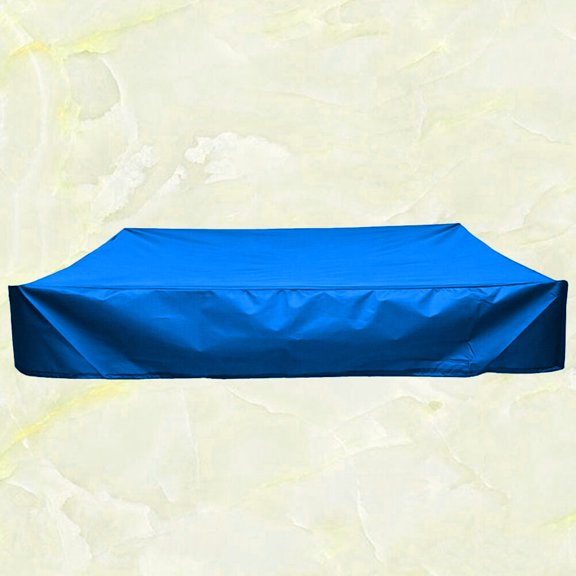 Sparsain Children's Sandbox Cover, Garden Yard, Square, Small Bathtub for Kids (Blue 200 x 200 cm)