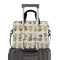 thumbnail image 2 of FORMRS 16" Laptop Bag Carrying Sleeve Case with Handle Travel Shoulder Briefcase, Red Floral, 2 of 8