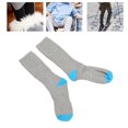 thumbnail image 4 of Battery Heated Socks, Beautiful Fast Heat Up High Tensile Force Electric Heating Socks Long Usage Time Washable Cotton  For Winter For Outdoor Workers, 4 of 8