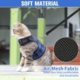 thumbnail image 4 of PUPTECK Adjustable Cat Harness with Leash, Checkered Frills Soft Mesh cat Vest Harness Puppy Padded Pet Harnesses for Small Medium Large Cats, 4 of 8