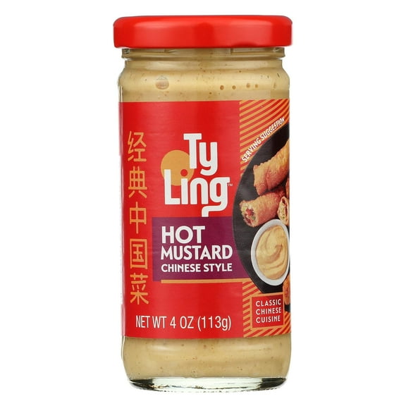 Pack of 12, Ty Ling Hot Mustard Chinese Style, 4 oz