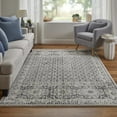 thumbnail image 2 of Feizy Kano Transitional Distressed, Ivory/Taupe/Gray, 5'3" x 7'6" Area Rug Easy Care Stain Resistant Fade Resistant Bohemian & Eclectic Bordered Design Carpet for Living Dining Bed Room, 2 of 10
