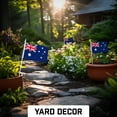 thumbnail image 3 of G128 30 Pack Handheld Australia Australian Stick Flags | 4x6 In | Printed 150D Polyester, Country Flag, Solid Plastic Stick, Spear White Tip, 3 of 10