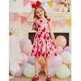 thumbnail image 6 of Arshiner Toddler Dress Girls Summer Ruffle Sleeve Backless Dresses Casual Sundress with Pockets, 6 of 6