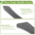 thumbnail image 4 of Cubierta de recorte de manija de panel de puerta del lado derecho trasero de Unique Bargains para BMW 325i E90 Sedan 2006-2006 No.51419150338 Gris, 4 of 6