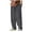 Gray, variant on BLCHUNen Sweatpants for Men Drawstring Elastic Waist Corduroy Outdoor Daily Casual Active Athletic Sports Pants
