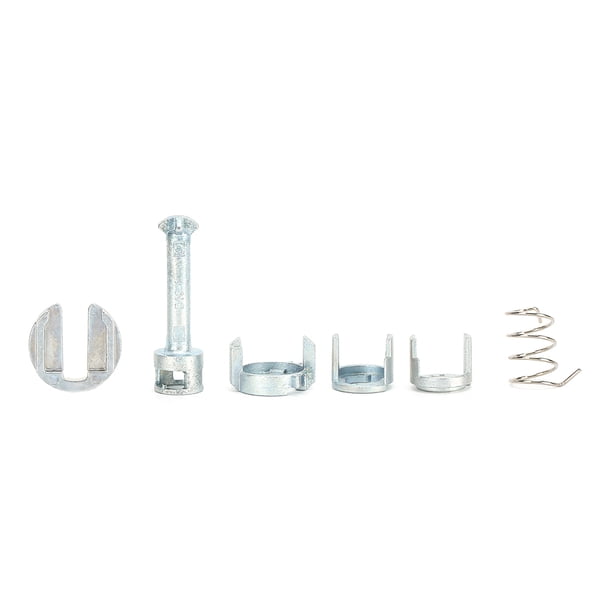 Kit de reparación de cilindro de cerradura de puerta, 7 piezas/juego Reparación de cilindro de puerta delantera izquierda/derecha para cerraduras de hardware de puerta Máxima comodidad