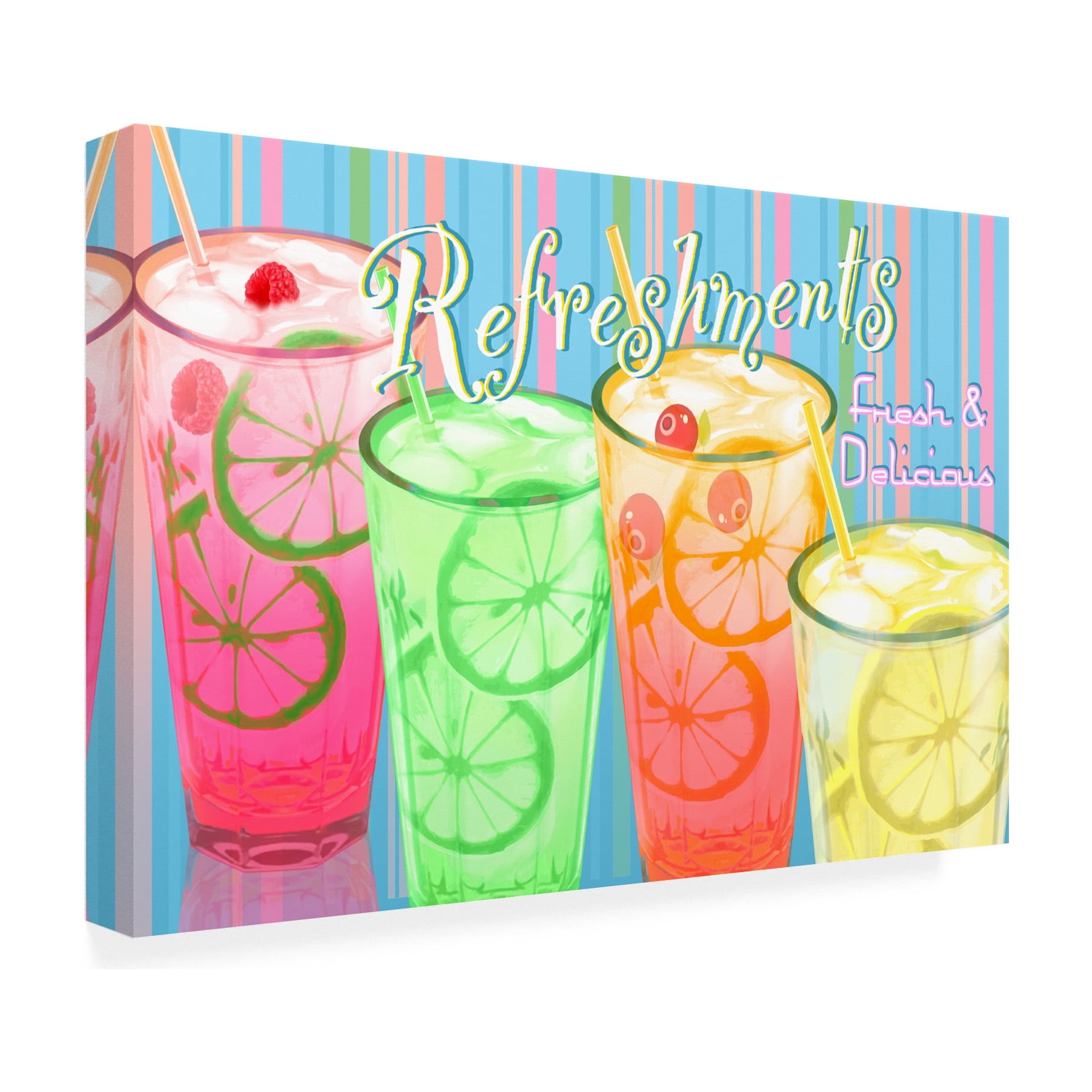 RetroPlanet 'Refreshments' Canvas Art