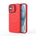 thumbnail image 2 of Strong Magnetic for iPhone 16 Plus Case, Military Grade Drop Protection, Compatible with MagSafe, Built-in Camera Cover Kickstand, Matte Slim Phone Cover for iPhone 16 Plus, Red, 2 of 4