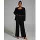 thumbnail image 2 of Pantalones anchos FUNYYZO pantalones de negocios de cintura alta para mujer, 2 of 6