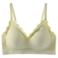 thumbnail image 1 of DPTALR Woman Seamless Thin Without Rims Soft Support Gathered Breathable Underwear Daily Bra., 1 of 2