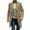 Khaki Jacket fot Men, variant on safuny Men's Casual Trench Wool Blend Coat Slim Notched Collar Mid Long Jacket Overcoat Double Breasted Pea Coat wih Pockets Khaki L