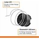 thumbnail image 3 of Compatibilidad con recortadora de hilo Bosch, compatibilidad con LawnMaster, carrete de hilo de repuesto automático para recortadora, adecuado para césped tierno, el paquete incluye 4 carretes de, 3 of 5