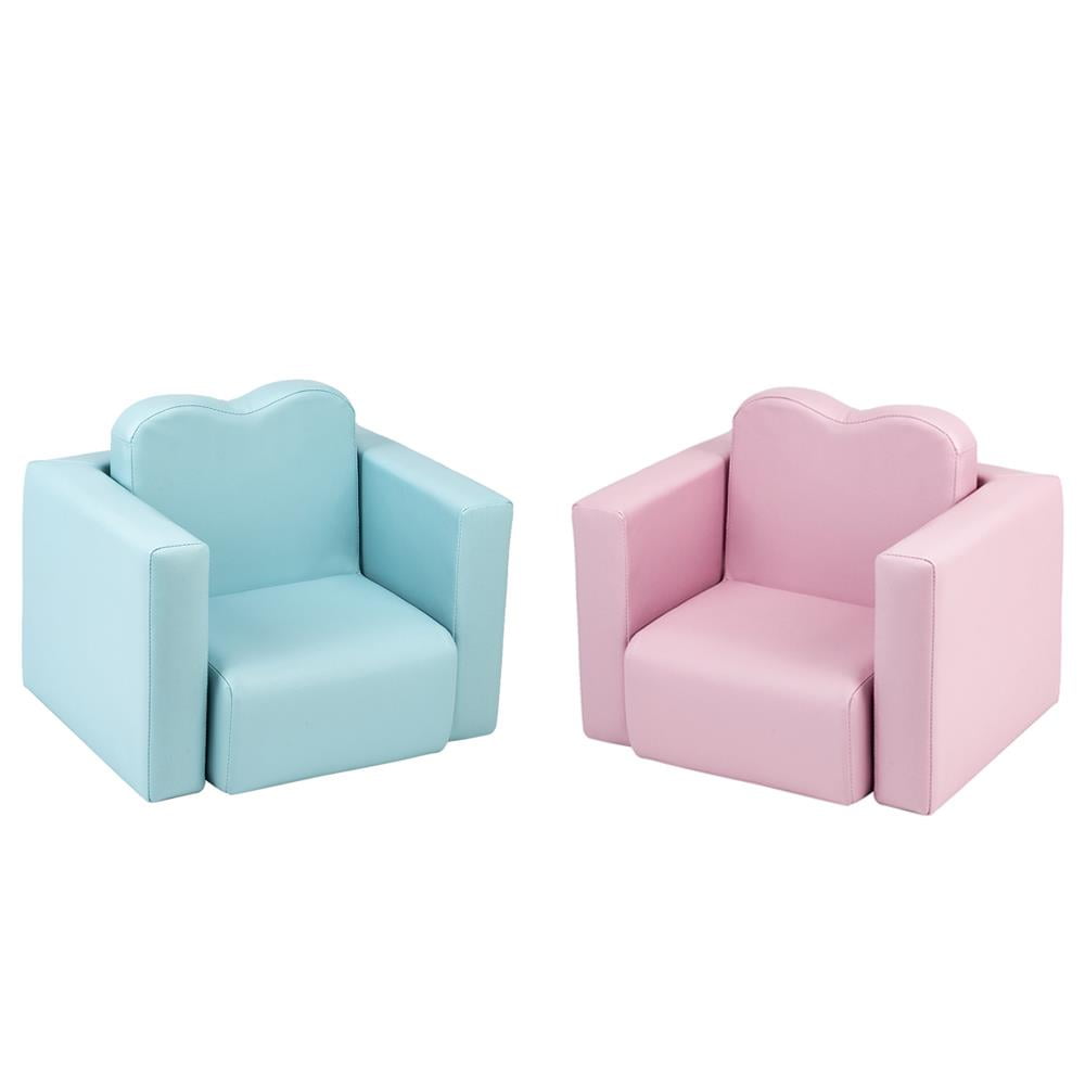 Mini Sofa Kids Chair Children Armchair Toddlers Seating Chair Set Footstool Gift