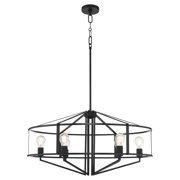 Quorum International 8373-6-59 Tobin 6 Light 32 Wide Pendant - Black