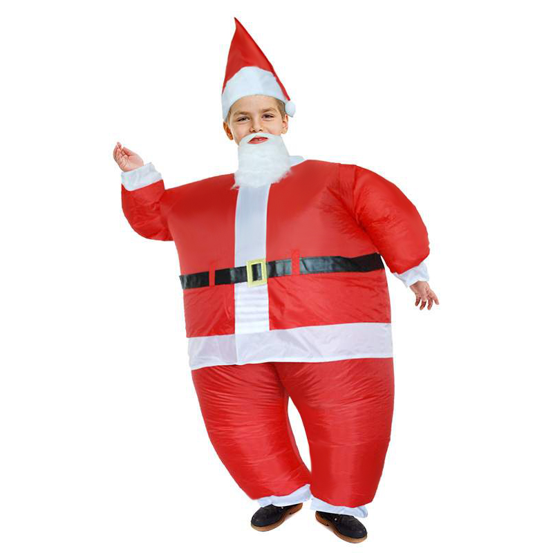 最も優遇 Santa Claus Inflatable Costume Adult Funny Blow Up Suit Cosplay